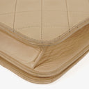 Chanel Classic Full Flap Bag Beige Quilted Lambskin 24K Gold-Plated Hardware