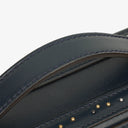 Fendi Navy Baguette Soft Trunk Handbag