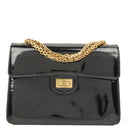 Chanel 2.55 Black Patent Leather Shoulder Bag&nbsp;