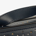 Fendi Navy Baguette Soft Trunk Handbag