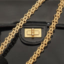 Chanel 2.55 Black Patent Leather Shoulder Bag&nbsp;