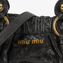 Miu Miu Vitello Black Satchel Bag
