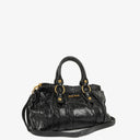 Miu Miu Vitello Black Satchel Bag