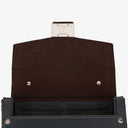 Fendi Navy Baguette Soft Trunk Handbag