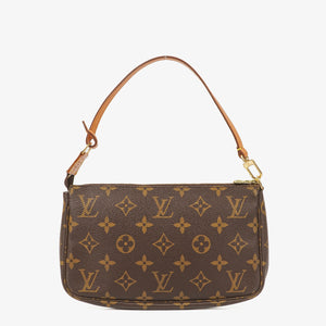 Louis Vuitton Pochette Accessoires Monogram Canvas Clutch Handbag