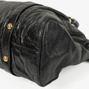 Miu Miu Vitello Black Satchel Bag