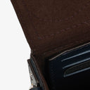 Fendi Navy Baguette Soft Trunk Handbag