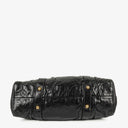 Miu Miu Vitello Black Satchel Bag