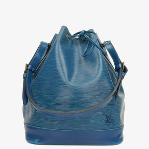 Louis Vuitton Noe Grande GM Blue Epi Leather Shoulder Bag