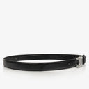 Celine Triomphe Black Leather 24 mm Belt 85