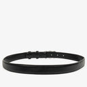 Celine Triomphe Black Leather 24 mm Belt 85
