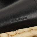 Chloe Black/Neutral Raffia Small Sense Basket Bag