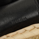 Chloe Black/Neutral Raffia Small Sense Basket Bag