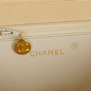 Chanel Medium Classic Single Flap Bag Beige Quilted Lambskin