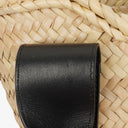 Chloe Black/Neutral Raffia Small Sense Basket Bag