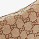 Gucci Beige/Metalic GG Canvas Horsebit Shoulder Bag