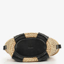 Chloe Black/Neutral Raffia Small Sense Basket Bag