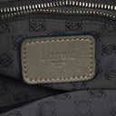 Loewe Olive Green Aire Patent Leather Anagram Nappa Shoulder Bag