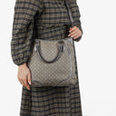 Louis Vuitton Besace Angele Platine Mini Lin Monogram Shoulder Bag