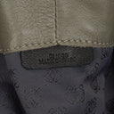Loewe Olive Green Aire Patent Leather Anagram Nappa Shoulder Bag