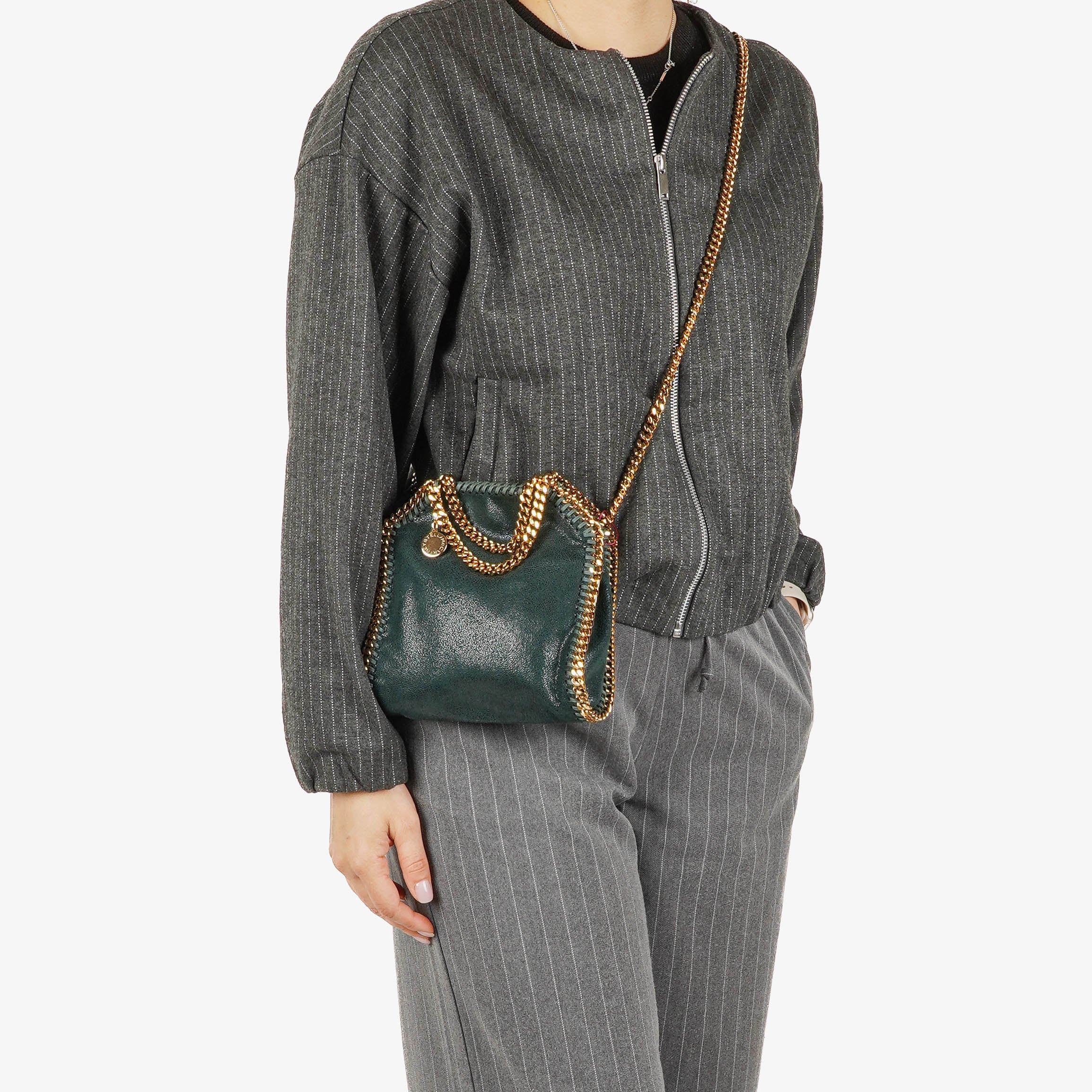 Stella McCartney Falabella Tiny Tote Veganes Shaggy Deer 