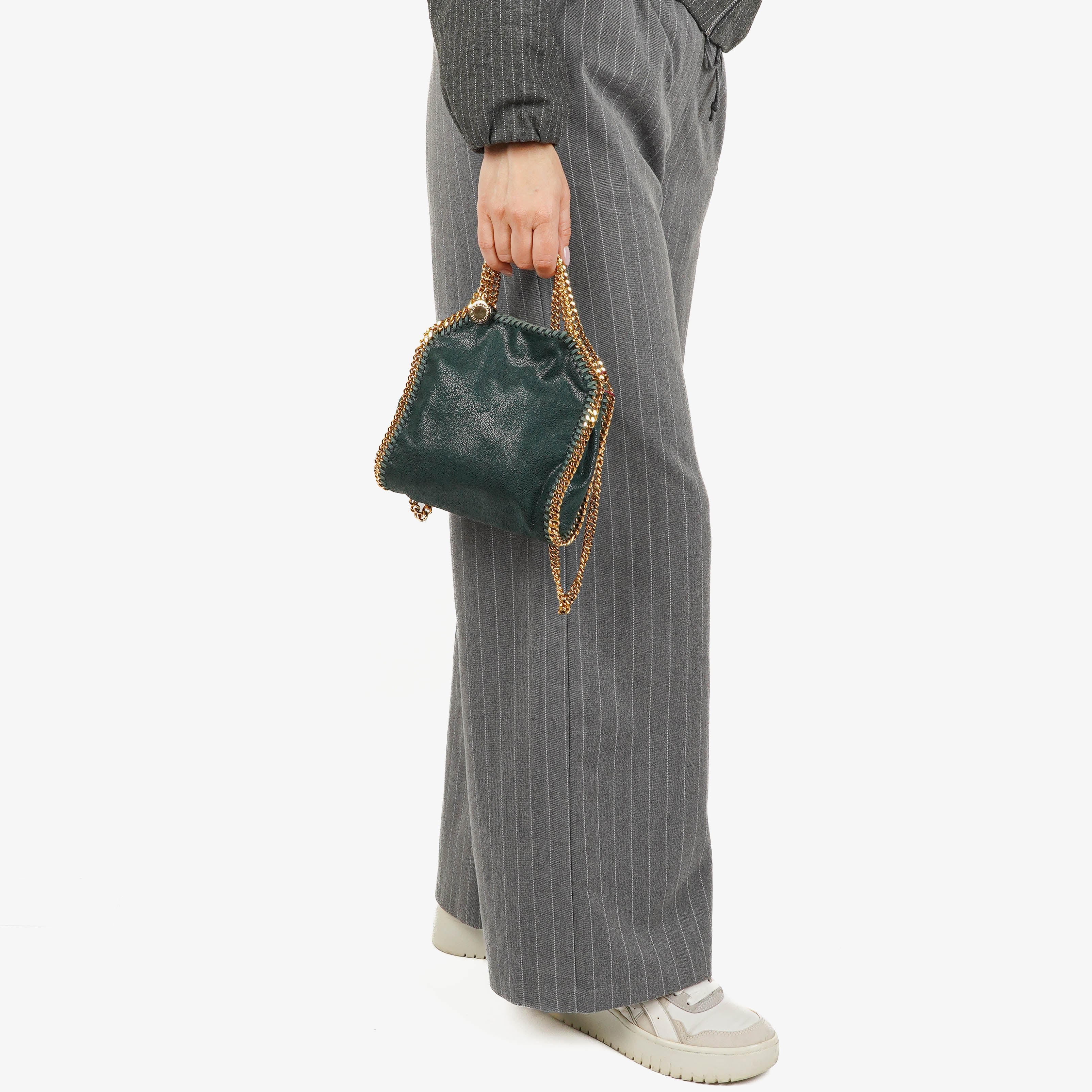 Stella McCartney Falabella Tiny Tote Veganes Shaggy Deer 