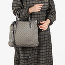 Louis Vuitton Besace Angele Platine Mini Lin Monogram Shoulder Bag