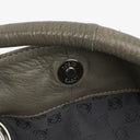 Loewe Olive Green Aire Patent Leather Anagram Nappa Shoulder Bag