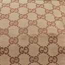 Gucci Beige/Metalic GG Canvas Horsebit Shoulder Bag
