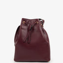 Cartier Must De Cartier Burgundy Leather Small Bucket Bag