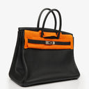 Hermès Birkin 35 In Black Fjord With Palladium Hardware