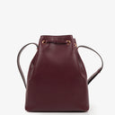 Cartier Must De Cartier Burgundy Leather Small Bucket Bag