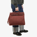 Hermes Herbag Toile Vache Hunter Havane MM 2 In 1 Bag