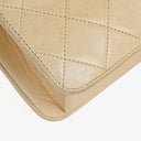 Chanel Medium Classic Single Flap Bag Beige Quilted Lambskin