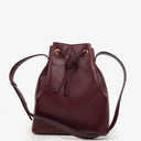 Cartier Must De Cartier Burgundy Leather Small Bucket Bag