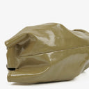 Loewe Olive Green Aire Patent Leather Anagram Nappa Shoulder Bag