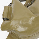Loewe Olive Green Aire Patent Leather Anagram Nappa Shoulder Bag