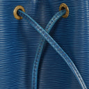 Louis Vuitton Petit Noe Blue EPI Leather Shoulder Bag