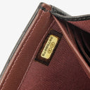 Chanel Long Flap Black Quillted Lambskin Wallet