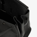 Hermès Birkin 35 In Black Fjord With Palladium Hardware