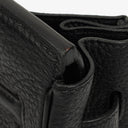 Hermès Birkin 35 In Black Fjord With Palladium Hardware