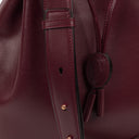 Cartier Must De Cartier Burgundy Leather Small Bucket Bag