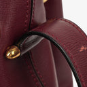 Cartier Must De Cartier Burgundy Leather Small Bucket Bag
