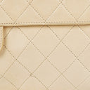 Chanel Medium Classic Single Flap Bag Beige Quilted Lambskin