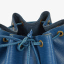 Louis Vuitton Petit Noe Blue EPI Leather Shoulder Bag