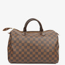 Louis Vuitton Speedy 30 Damier Ebene Coated Canvas Handbag