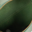 Louis Vuitton Speedy 25 Green EPI Leather Handbag
