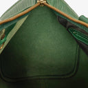 Louis Vuitton Speedy 25 Green EPI Leather Handbag