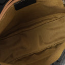 Salvatore Ferragamo Gancini Black Canvas Bag