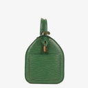 Louis Vuitton Speedy 25 Green EPI Leather Handbag